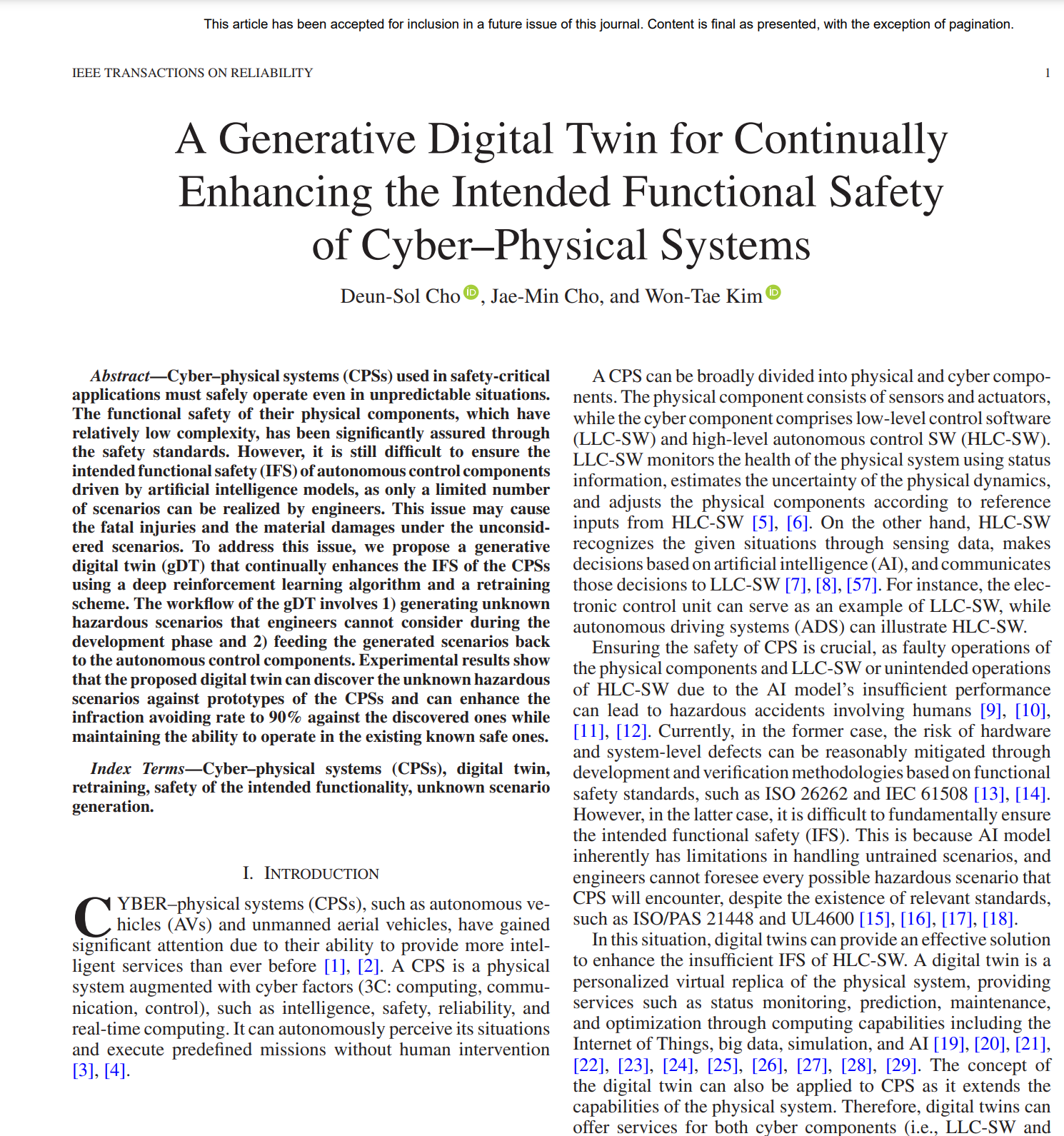 제 1회 KETI Mobius 2.0 IoT 서비스 개발자 대회 우수상 수상